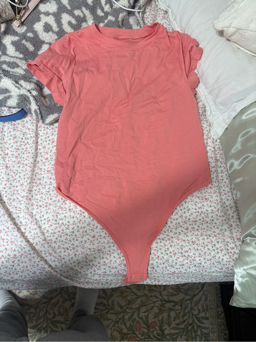 Coral One-Piece Bodysuit